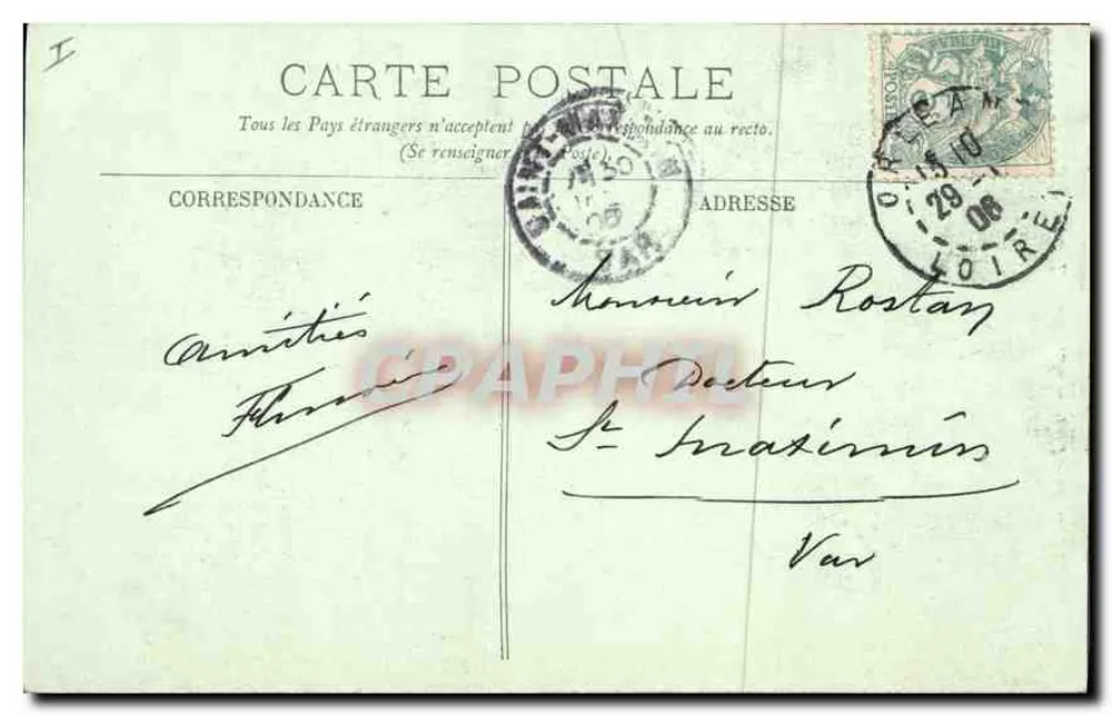 Orléans — A Catedral — A Flecha — LL. — N° 35 - Verso