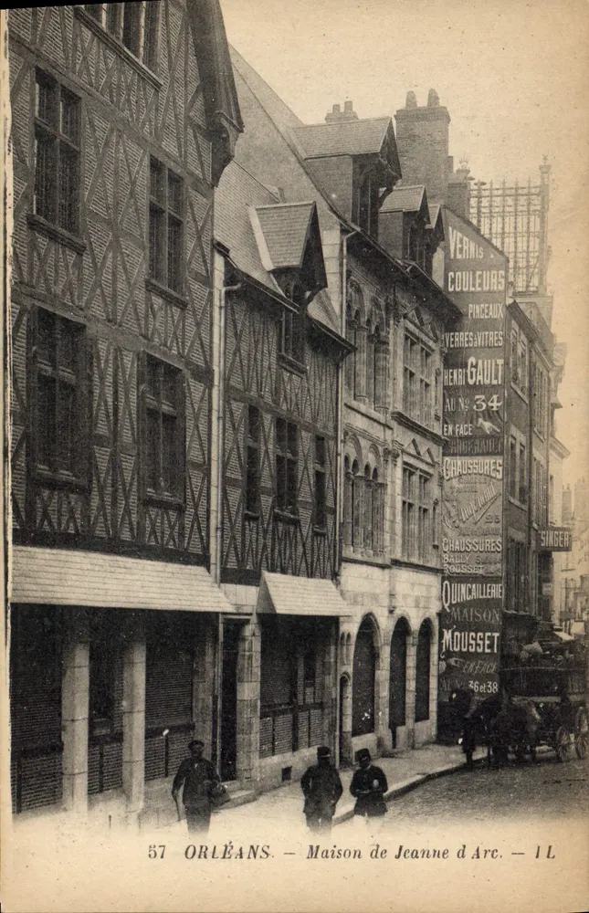 Orléans — Casa de Joana d'Arc — L. Lévy - Frente
