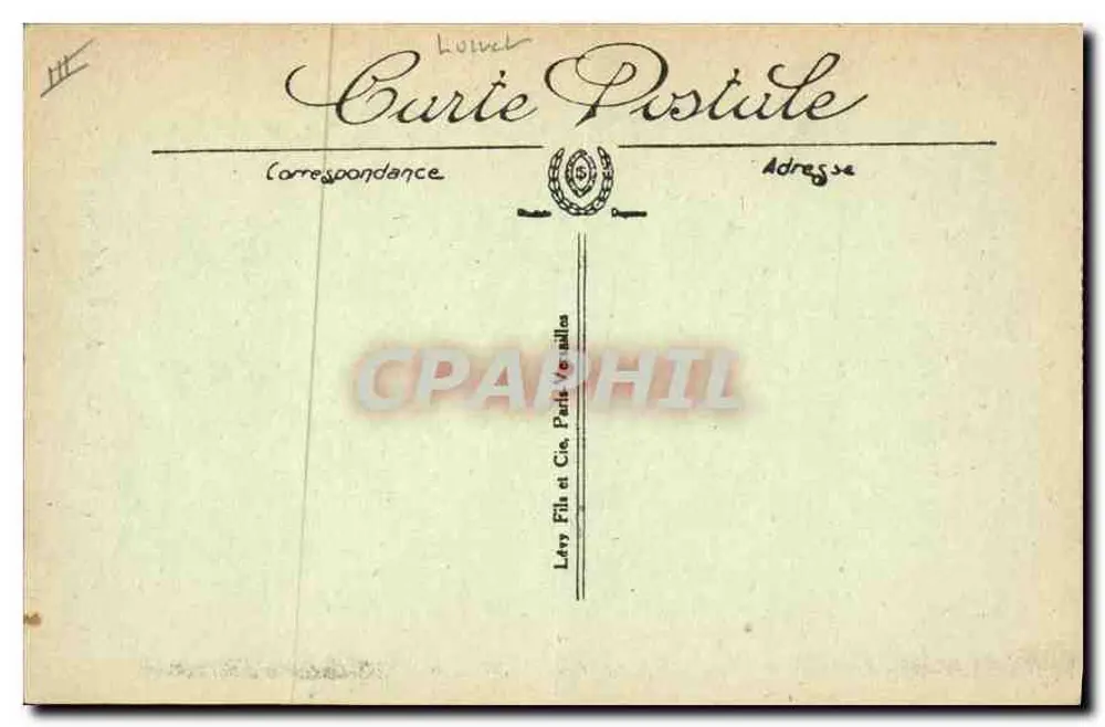Orléans — Casa de Joana d'Arc — L. Lévy - Verso