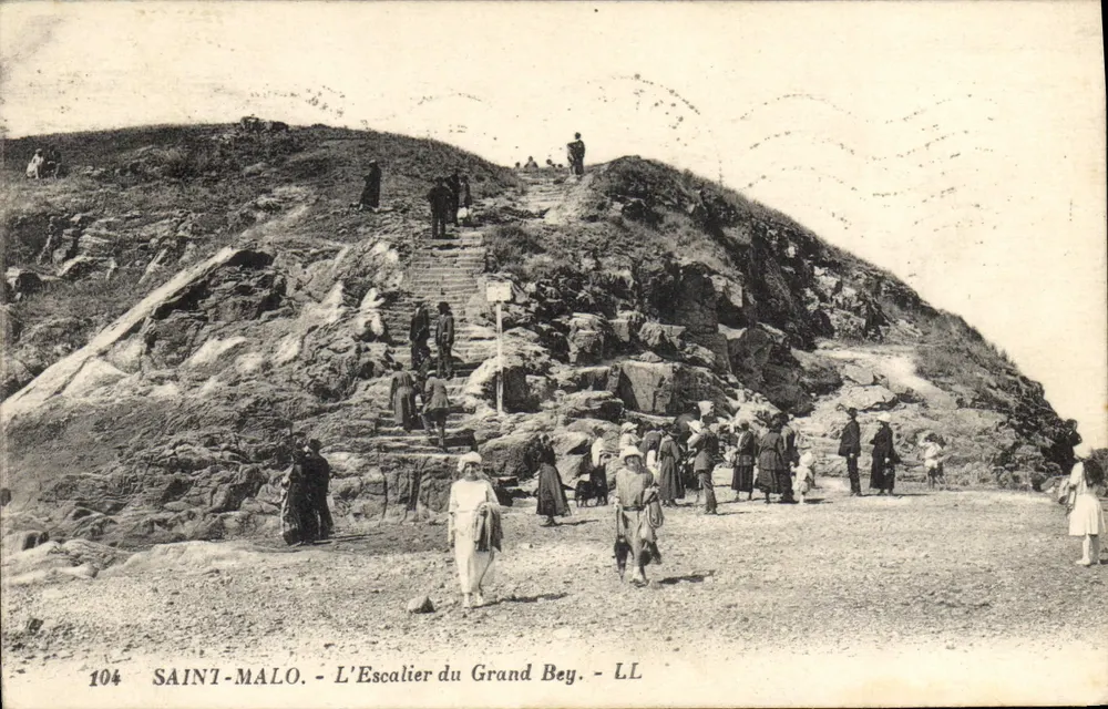 Saint-Malo - Die Treppe des Grand Bey - LL - Vorderseite