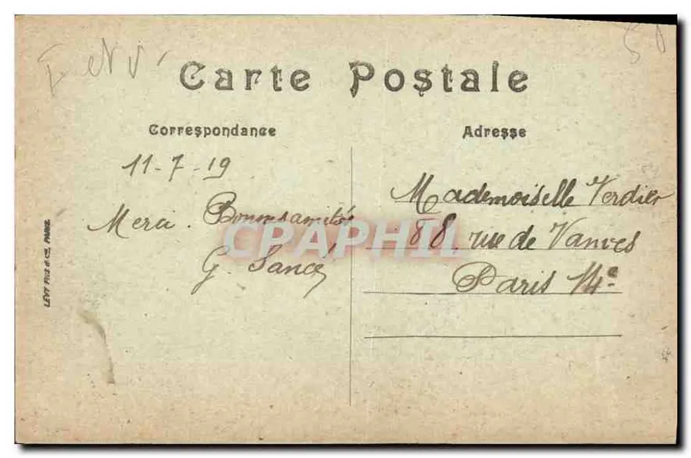 Saint-Malo — Vista Geral — A.M. - Verso
