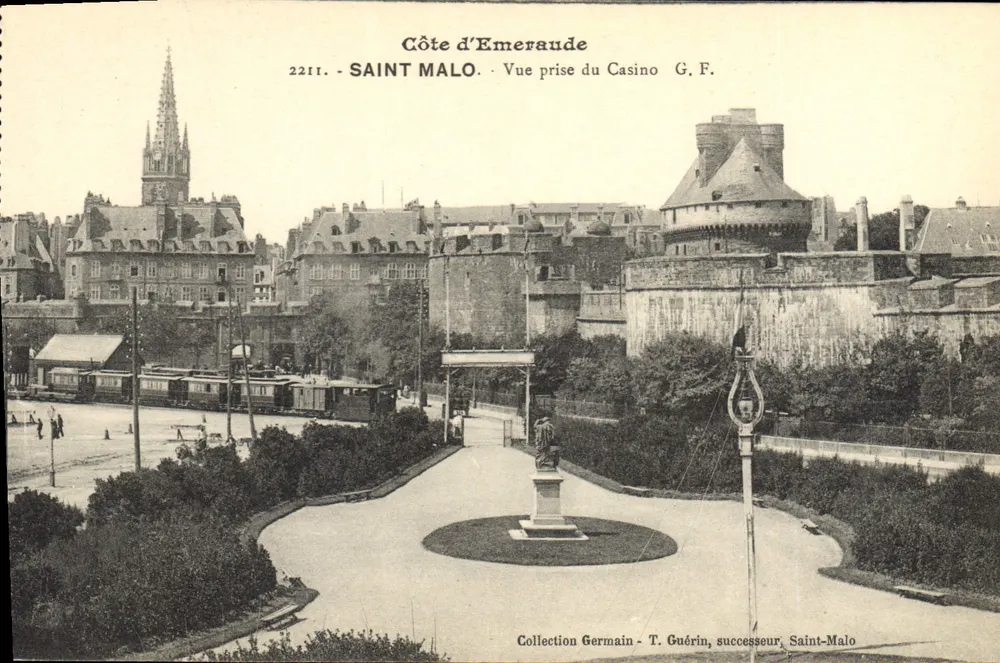 Côte d'Emeraude — Ansicht vom Casino — G.F. — Sammlung Germain - T. Guérin, Nachfolger, Saint-Malo - Vorderseite