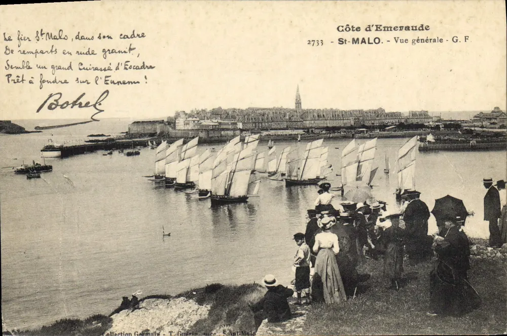 St-Malo — Allgemeiner Blick — G.F. — Küste von Émeraude - Vorderseite