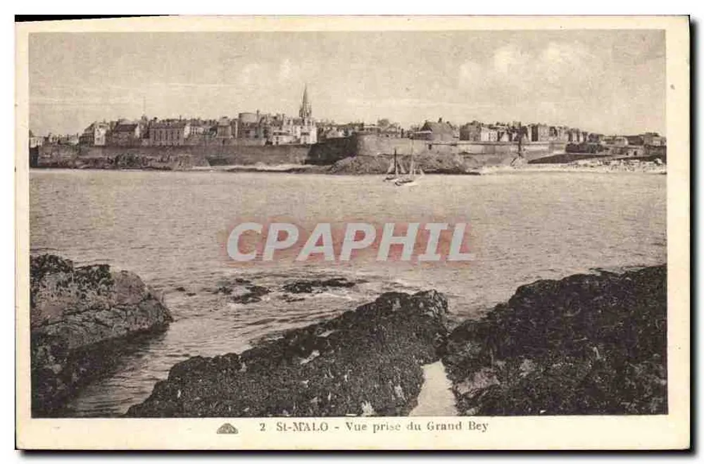 St-Malo - Ansicht vom Grand Bey — n°2 - Vorderseite