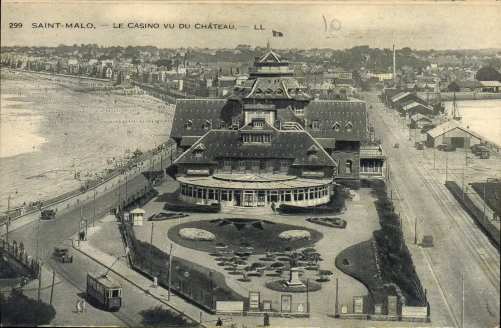 Saint-Malo — Ansicht des Casinos vom Schloss — LL, n° 299 - Vorderseite