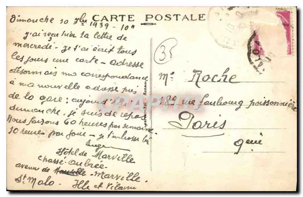 Saint-Malo — Die Stadt der Schiffer — Küste von Émeraude — Nr. 2837 - Rückseite