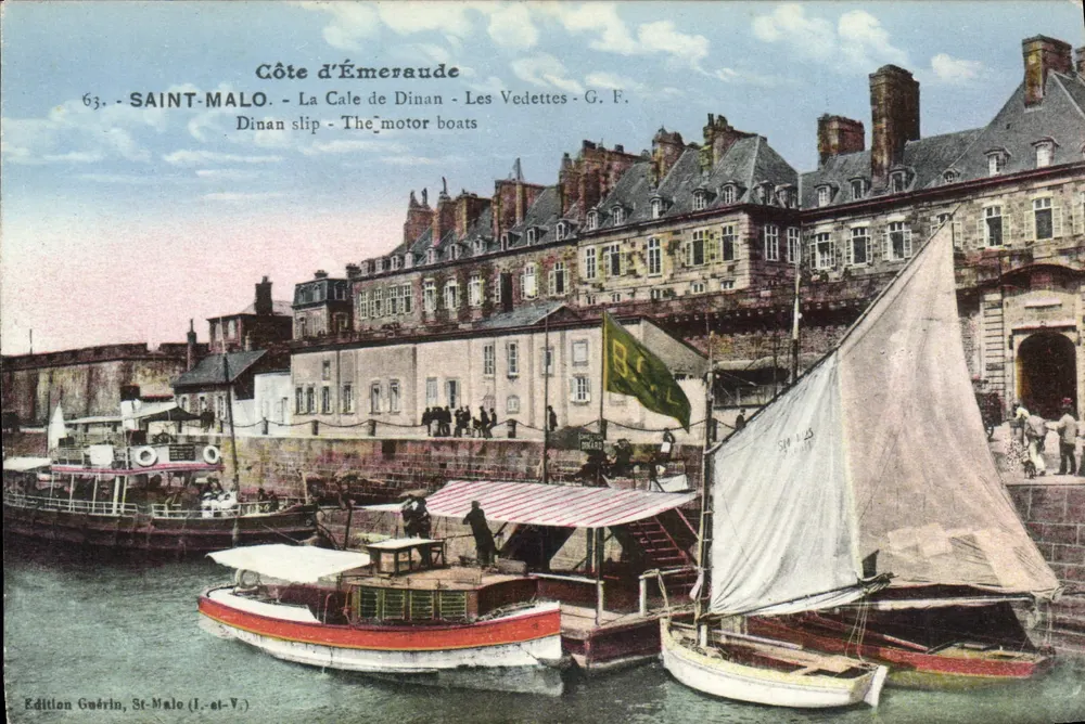 Saint-Malo - La Cale de Dinan - Die Motorboote - G. F. - Vorderseite