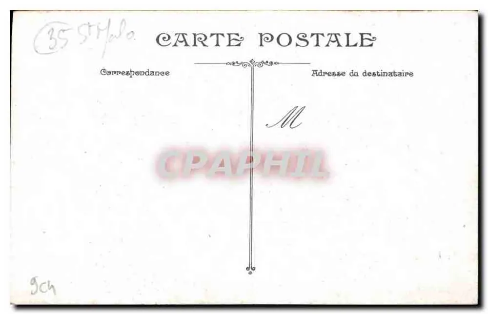 St MALO - O Estatuto de Surcouf - Robert Surcouf 1778-1827 - Verso