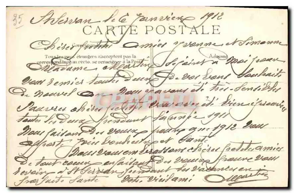 Saint-Malo — Die Mauern und der Môle — ELD, n° 2885 - Rückseite