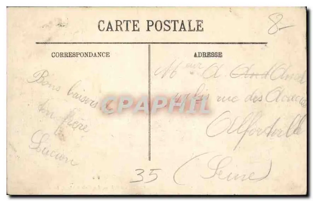 Dinard — A Cale à Maré Baixa — LL. n°39 - Verso