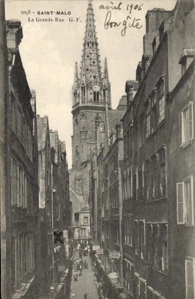 Saint-Malo — A Grande Rua — G.F. n°2098 - Frente