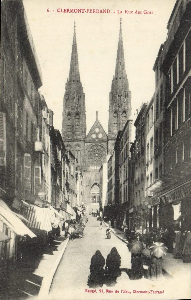 Clermont-Ferrand — A Rua dos Grosso — Bougé, 21, Rua da Écua - Frente