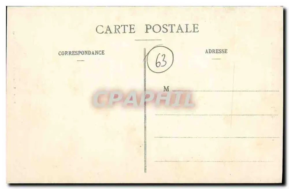 Clermont-Ferrand — A Rua dos Grosso — Bougé, 21, Rua da Écua - Verso