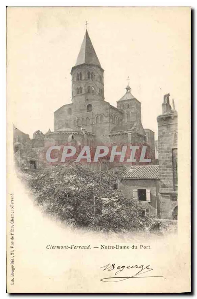 Clermont-Ferrand — Notre-Dame du Port — Lib. Bouge-Béal, Rue de l'Écu - Recto
