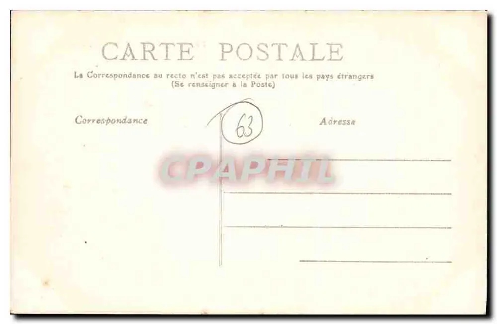 Clermont-Ferrand — Vista geral — Editor desconhecido, n° 356 - Verso