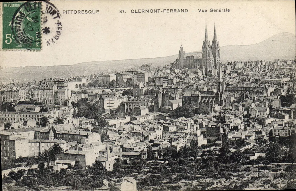 Clermont-Ferrand — Allgemeiner Blick — Verlag PITTORÉSQUE, Nr. 87 - Vorderseite