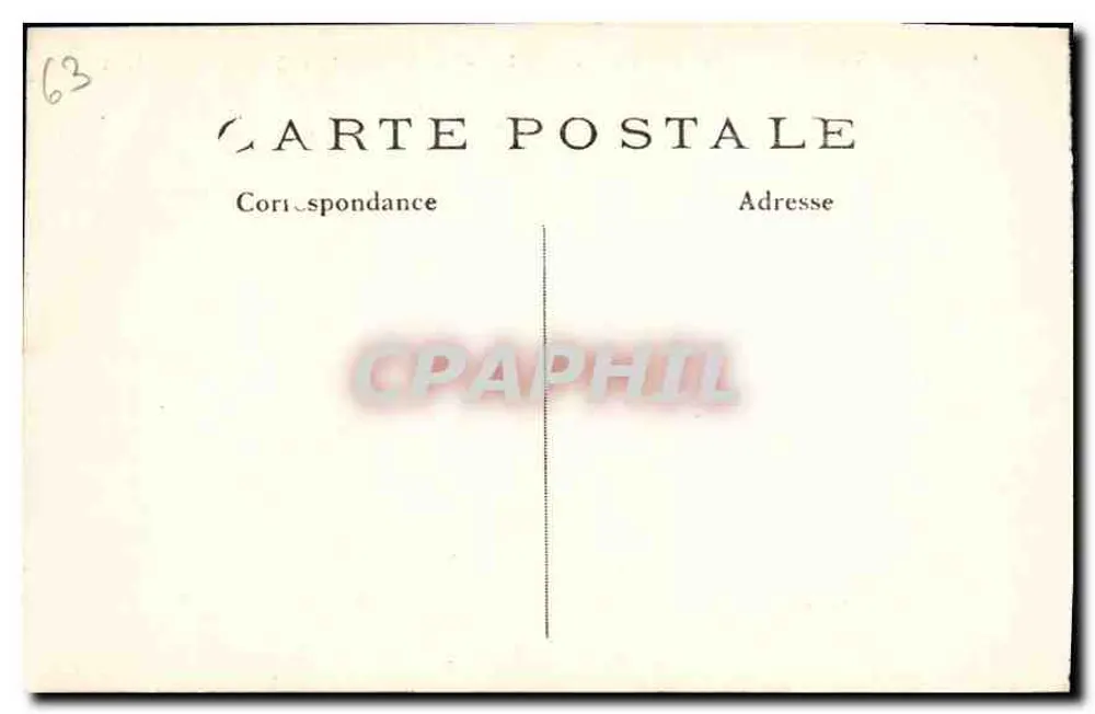 Clermont-Ferrand (P.-de-D.) — Fontaine d'Amboise und das Hauptquartier — I Hironnelle, Paris - Rückseite