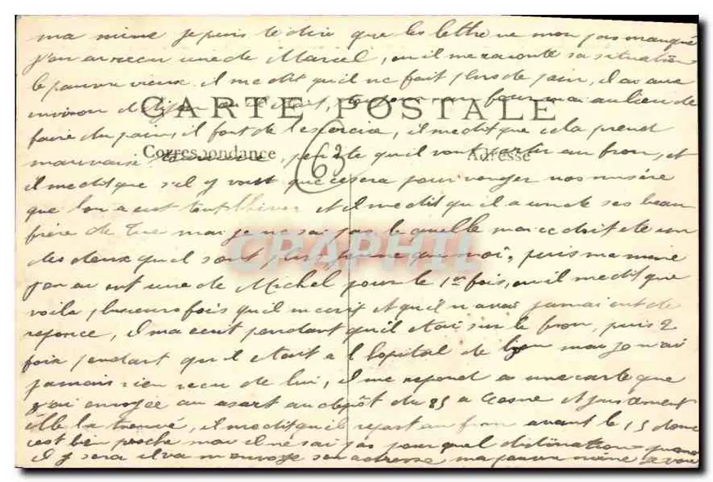 Clermont-Ferrand (P.-de-D.) — Place de Jaude und Grand Hôtel de la Poste — Éditions P. Mondelle, Paris - Rückseite