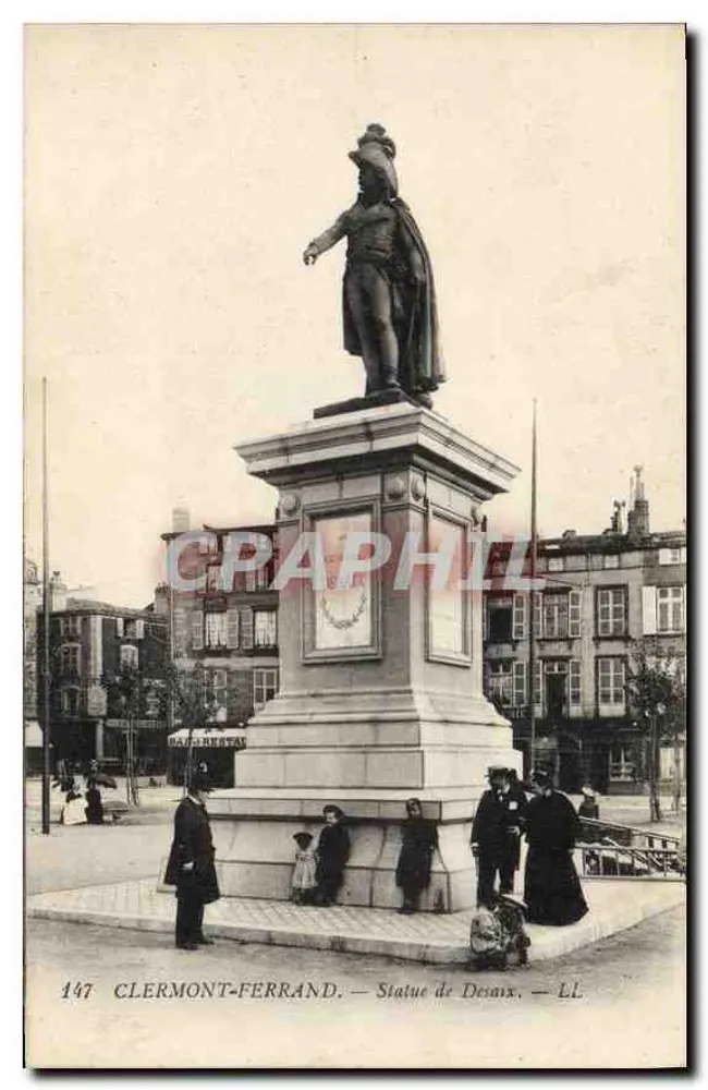 Clermont-Ferrand — Estátua de Desaix — LL, n° 147 - Frente