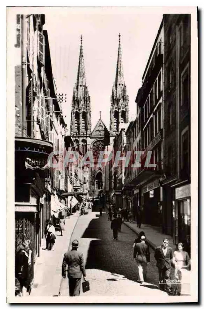 Clermont-Ferrand — Rue des Gras und die Kathedrale — Edition 'LA CICOGNE' - Vorderseite