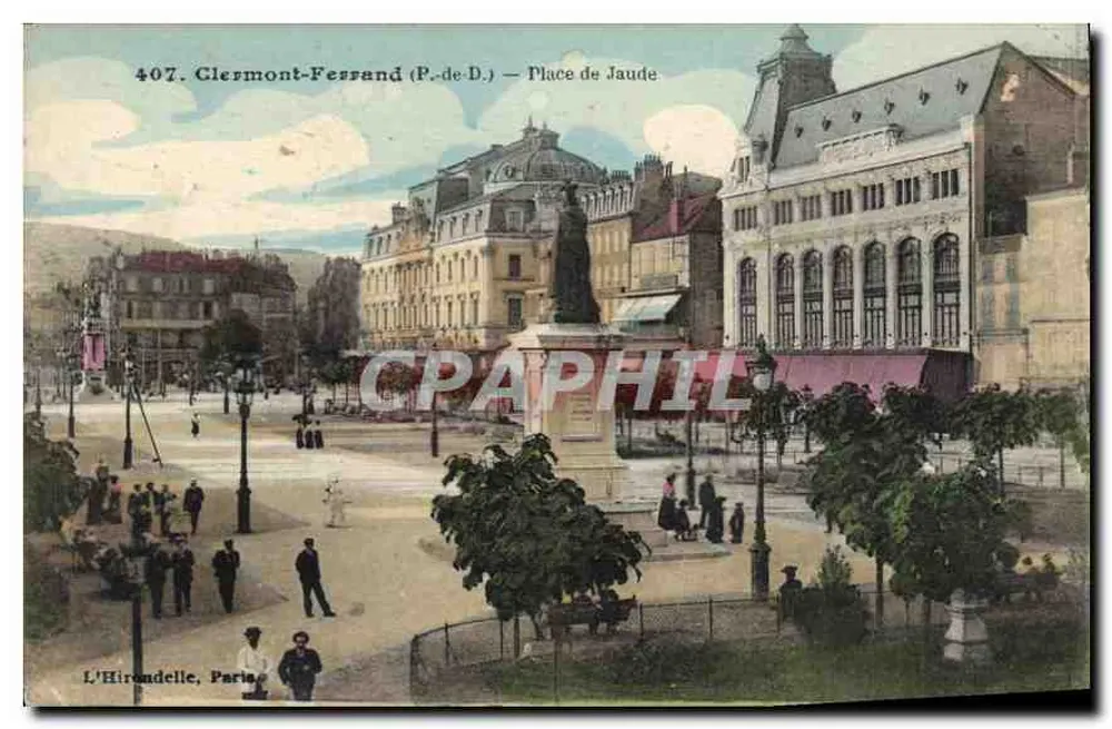 Clermont-Ferrand (P.-de-D.) — Place de Jaude — L'Hirondelle, Paris - Frente