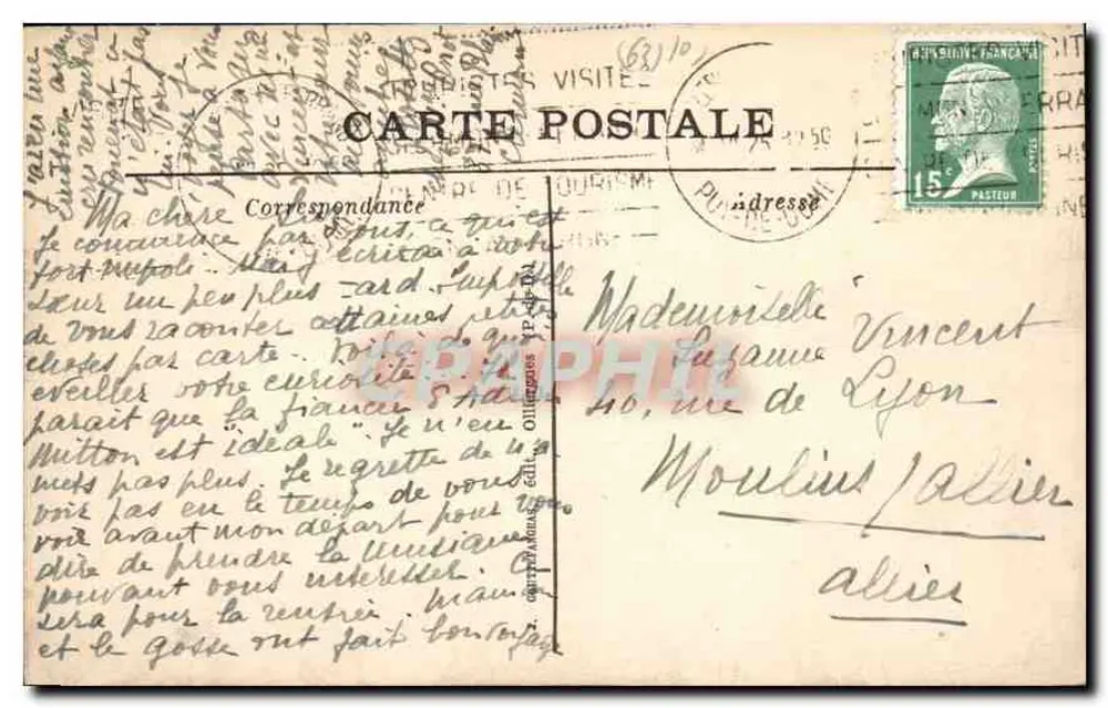 Clermont-Ferrand — Praça Gaillard — G.D'O. - 1068 - Verso