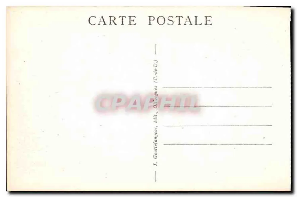 Clermont-Ferrand — Place de Jaude — g.d'o. - 1092 - Verso