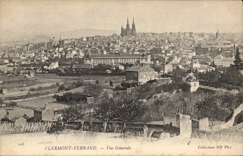 Clermont-Ferrand — Ogólny widok — kolekcje ND Phos - Awers