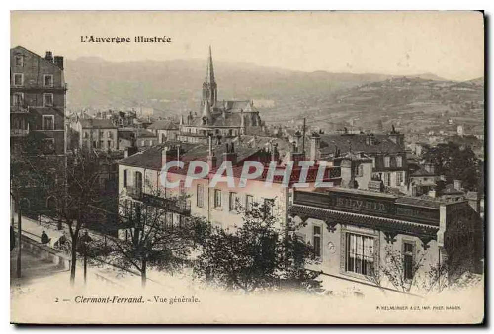 Clermont-Ferrand — Vista geral — P. Helmlinger & Cie, fot. Nancy - Frente