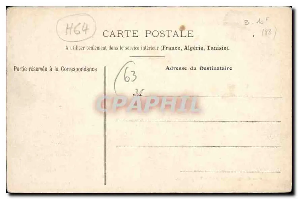 Clermont-Ferrand — Vista geral — P. Helmlinger & Cie, fot. Nancy - Verso