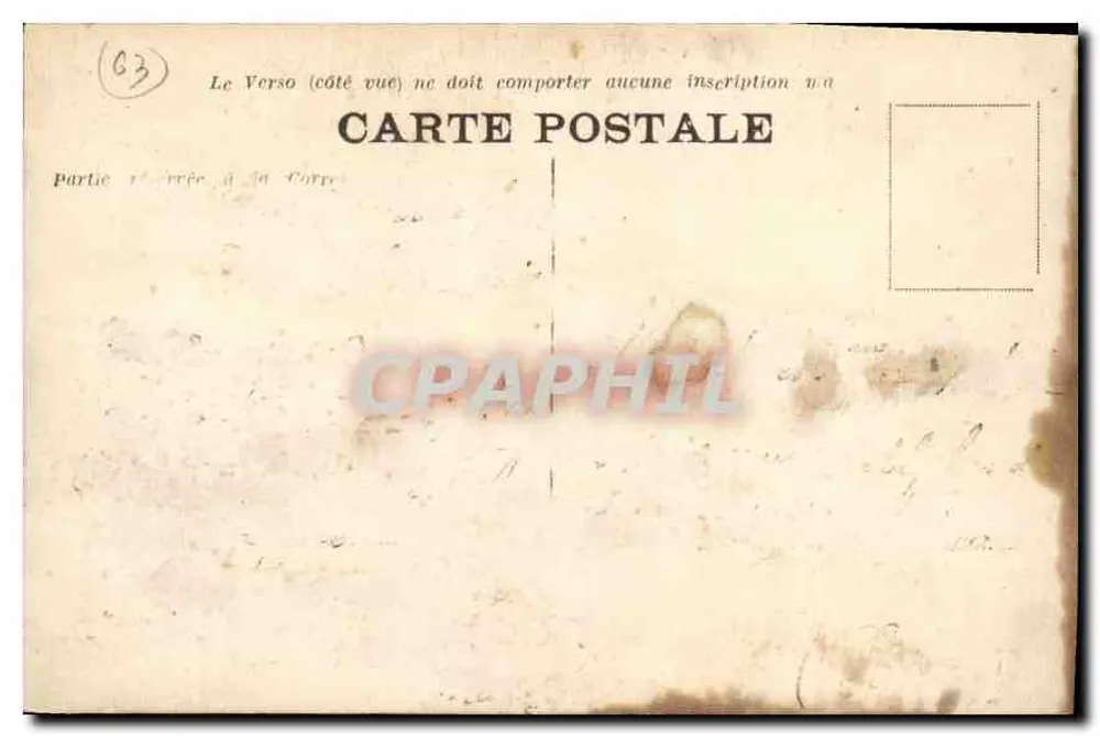 Clermont-Ferrand — Casa Desaix - Verso