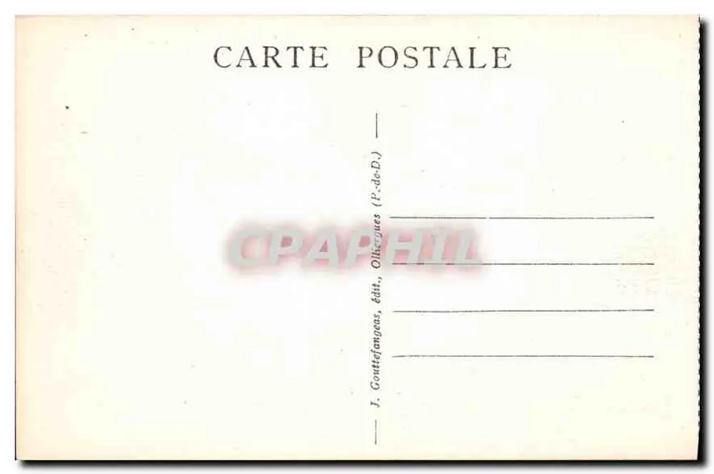 Clermont-Ferrand — Praça de Jaude — g. D'o. - 1088 B. - Verso