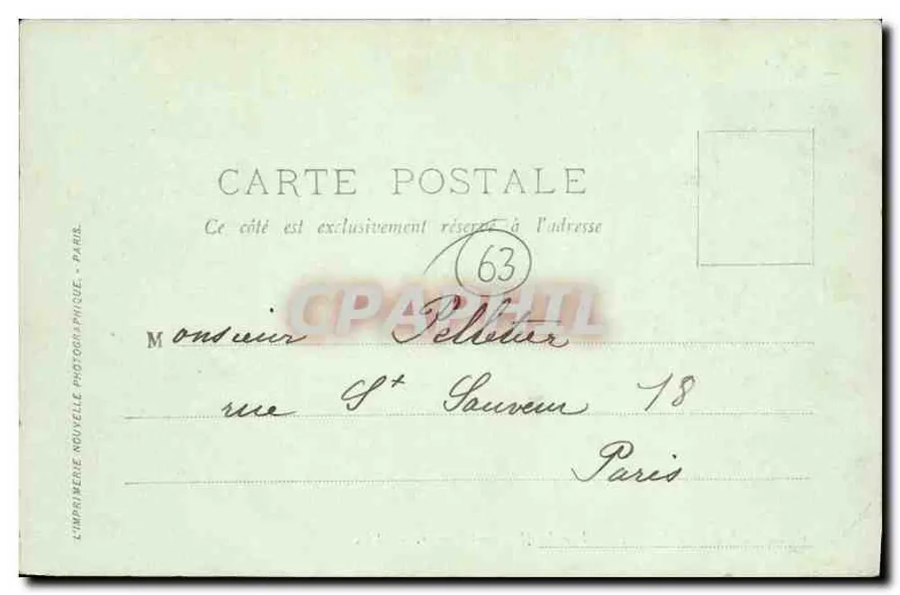 Clermont-Ferrand — Ansicht der Quatres-Chemins — LL. - Rückseite