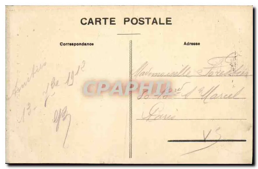 Clermont-Ferrand — Statua di Dessais — L’Auvergne, editore L’Auvergne, n° 160 - Verso