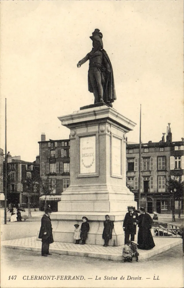 Clermont-Ferrand — Statua generała Desaixa — Wydawca LL, nr 147 - Awers