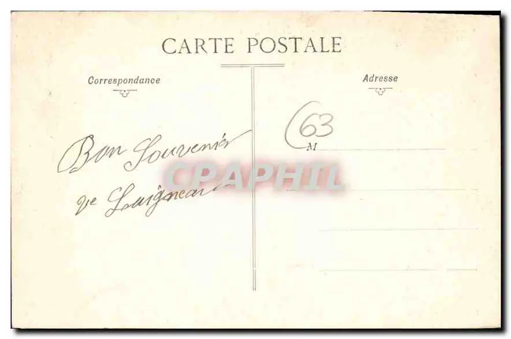 Clermont-Ferrand (P.-de-D.) — Praça de Jaude — L'Hironnelle - Paris, n° 450 - Verso