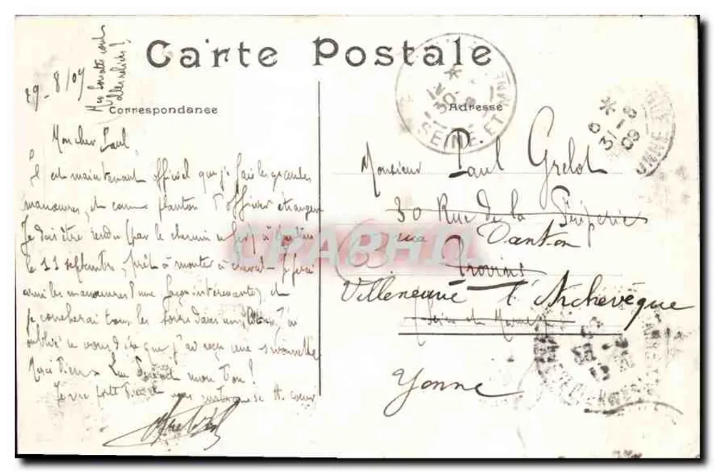 Panorama de CLERMONT-FERRAND (Puy-de-Dôme) — n° 448 — L’Hirondelle, Paris - Verso