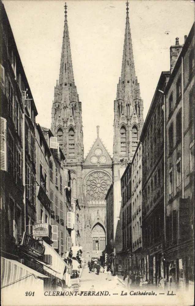 Clermont-Ferrand — A Catedral — S. BATTUE FAUFEUR — n° 201 - Frente