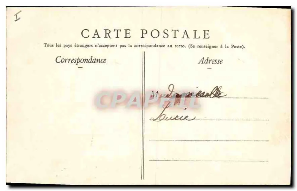Lourdes — O Castelo — Viron, fot.-edit. Lourdes, n°19 - Verso