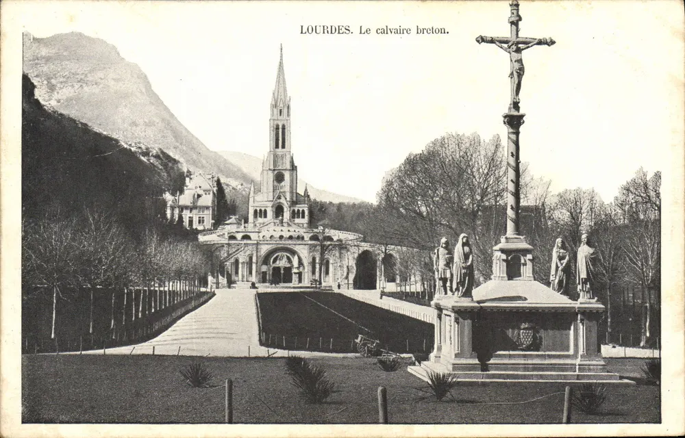 Lourdes. Le calvaire breton — éditeur non identifié, n° de série non visible - Frente