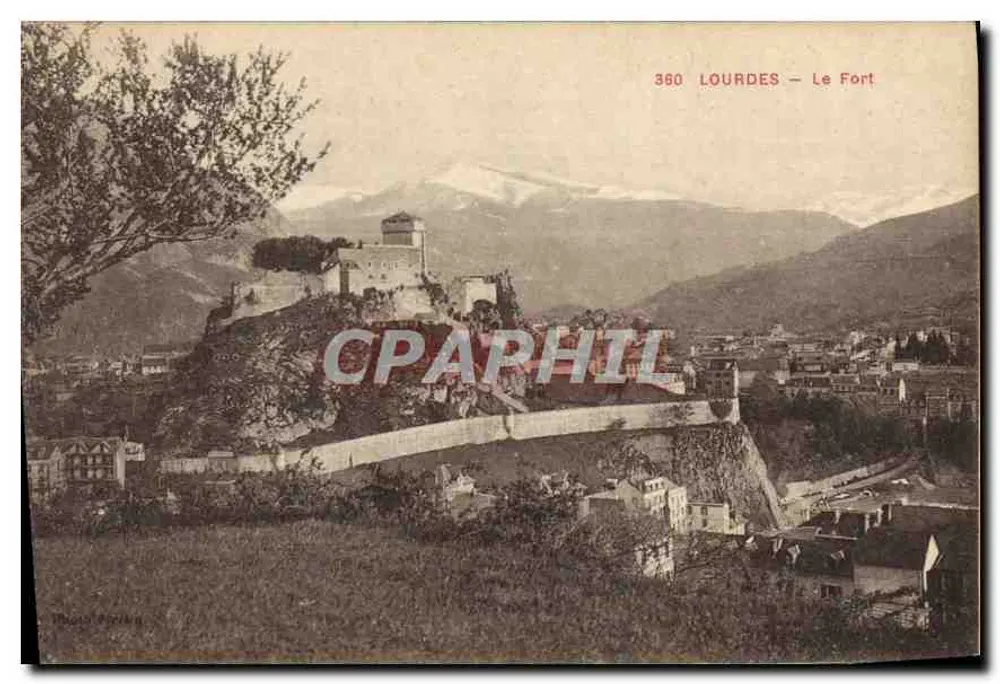 Lourdes — O Forte — Imp. Edi. F. d'Art. Tonlouse, n° 3860 - Frente