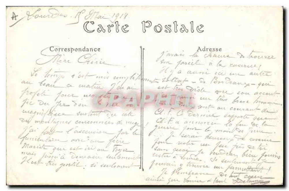 Lourdes — A Entrada da Cripta — ND. Fot. - Verso