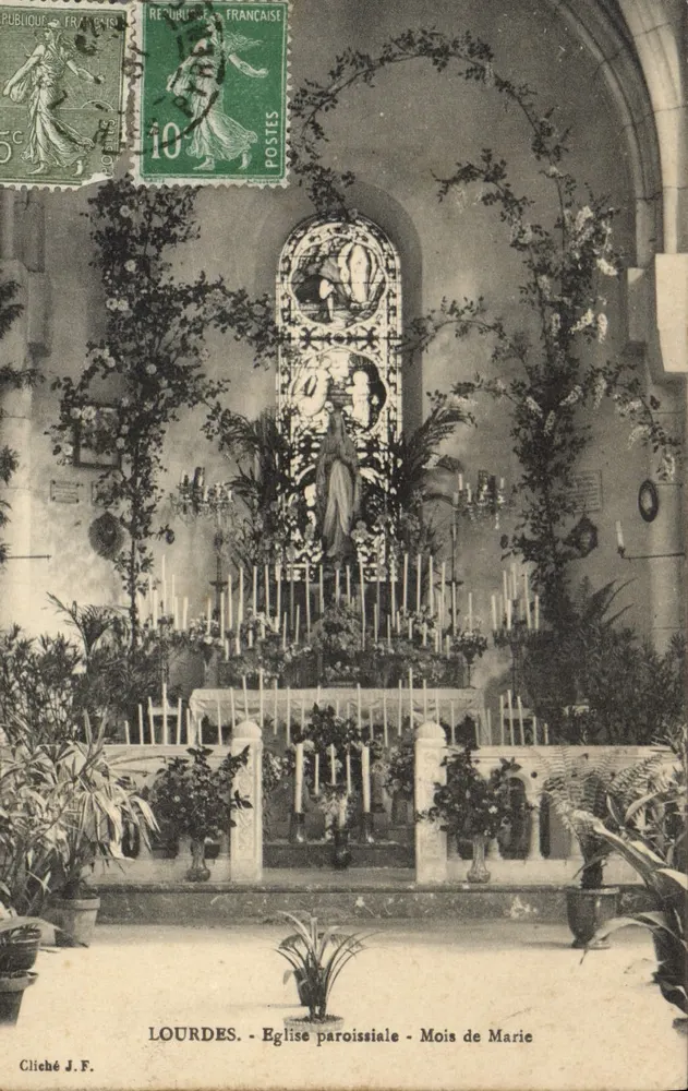 Lourdes - Pfarrkirche - Monat der Maria - Vorderseite