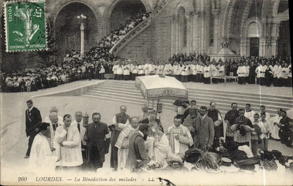 LOURDES — A Bênção dos Doentes — LL - Frente