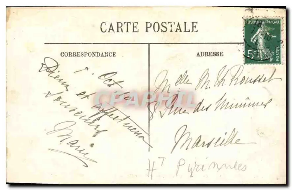 Lourdes — Die Basilika, die Becken und die Grotte — LL. n°42 - Rückseite