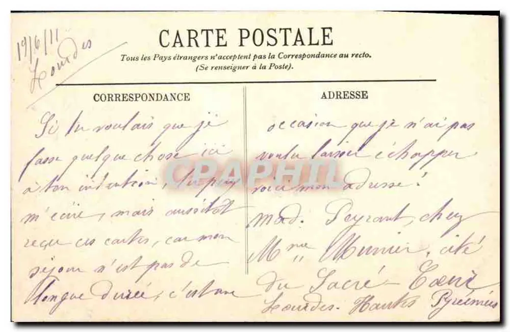 LOURDES — A Basílica e a Esplanada — LL. - Verso