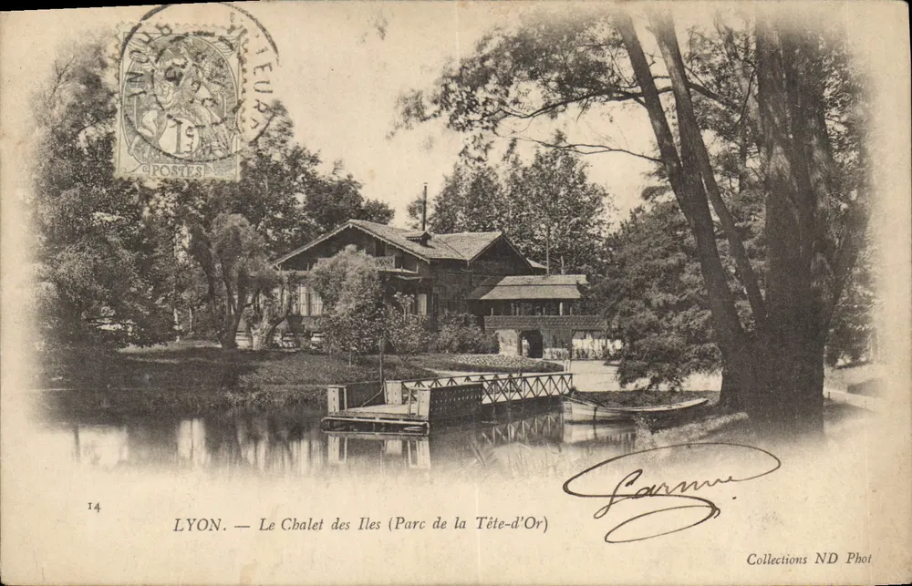 LYON — Das Chalet des Îles (Parc de la Tête-d'Or) — Collections ND Phot - Vorderseite