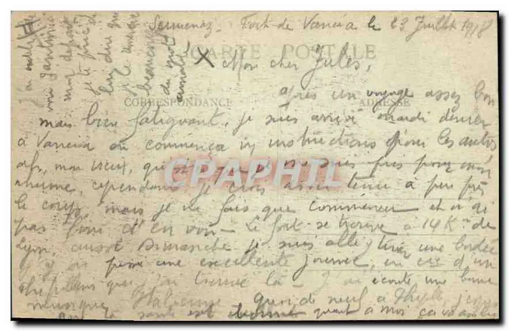 LYON — Salita delle Carmelitane - Giardino delle Piante - Quartiere del Buon Pastore - C.B. - Verso