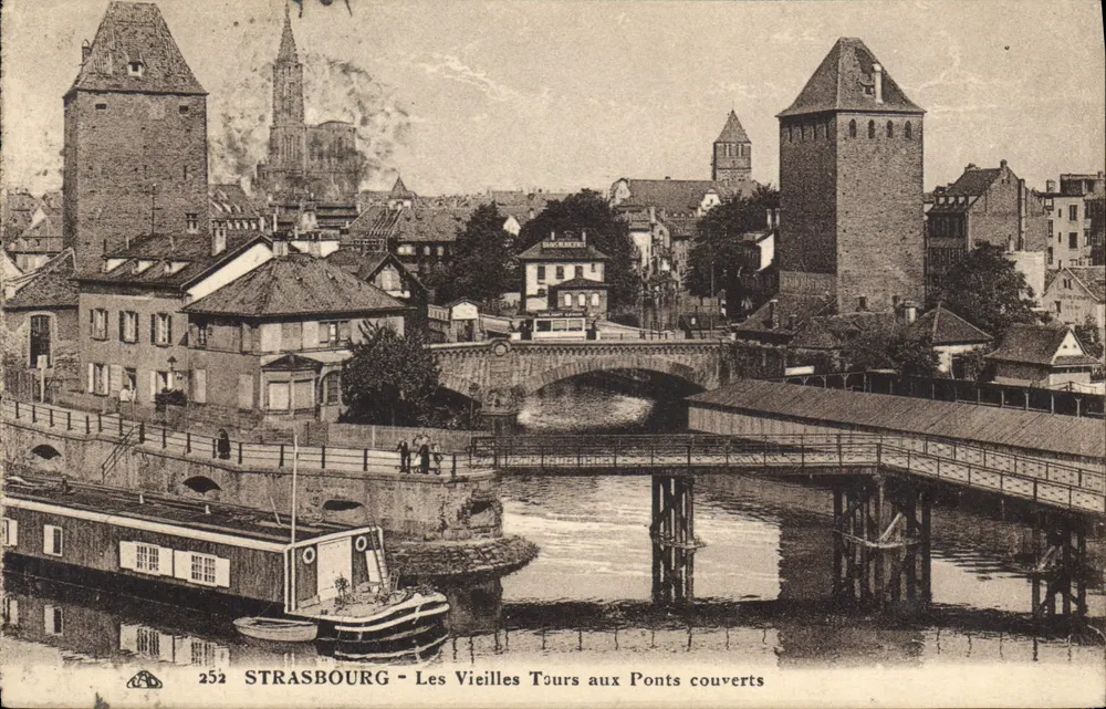 Straßburg - Die Alten Türme und die Überdachten Brücken — Verlag Alsatia, Nr. 252 - Vorderseite