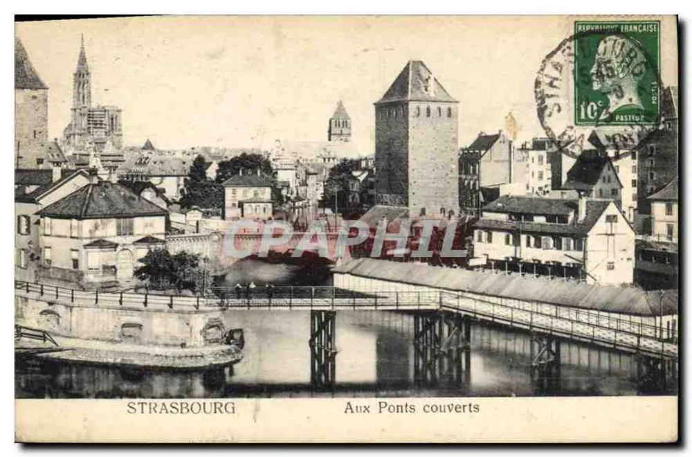 Straasburg — De Overdekte Bruggen — onbekende uitgever - Voorkant